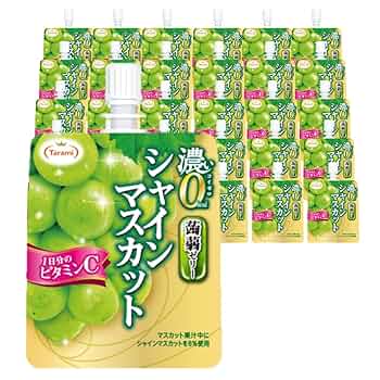 Amazon.co.jp: たらみ 濃い 0kcal 蒟蒻ゼリー シャイン